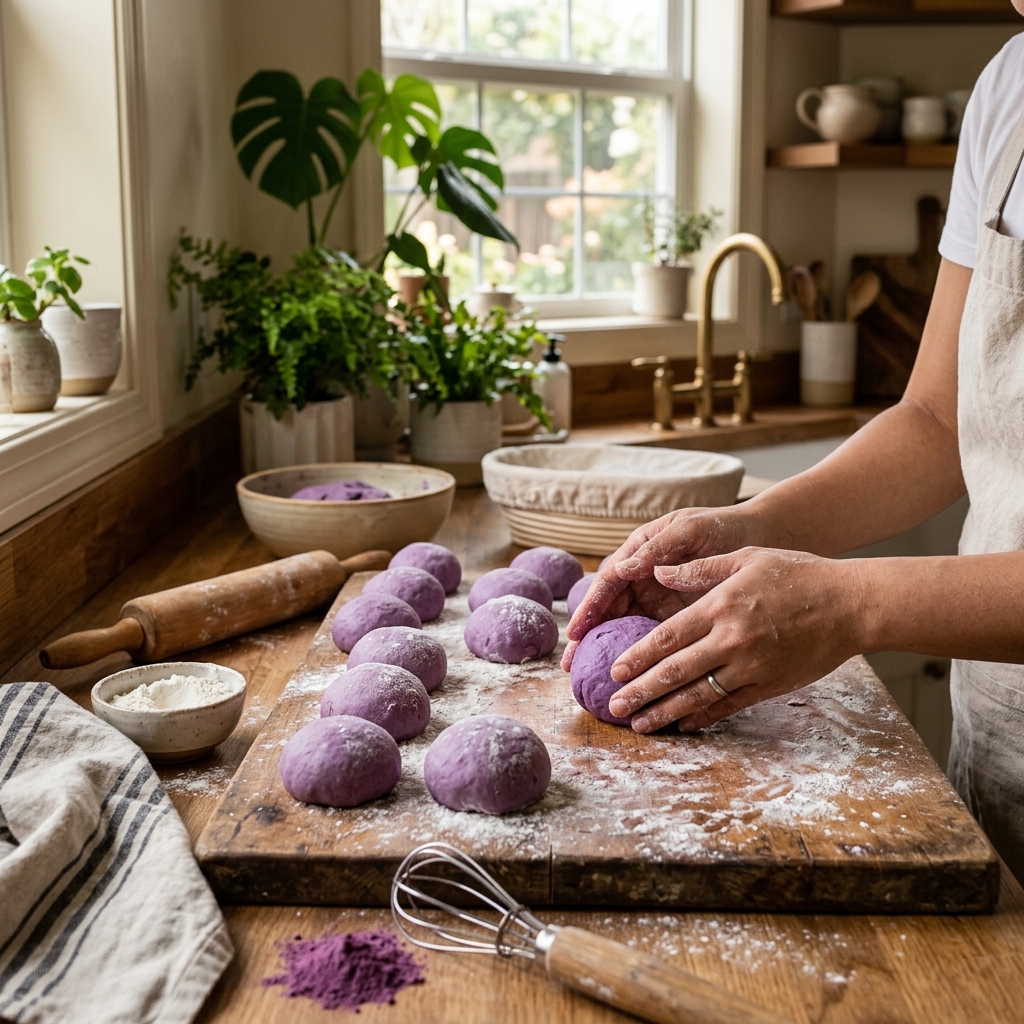 Ube Donut Dough